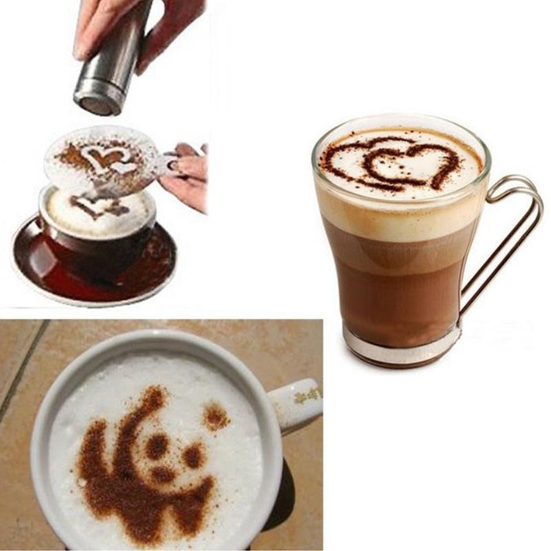 Cozier Cups Espresso Latte Coffee Design Topper Tool 2 Pack