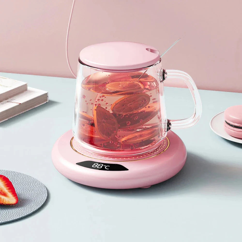 CozierCups Crafted Coffee Mug Warmer with Digital Display USB