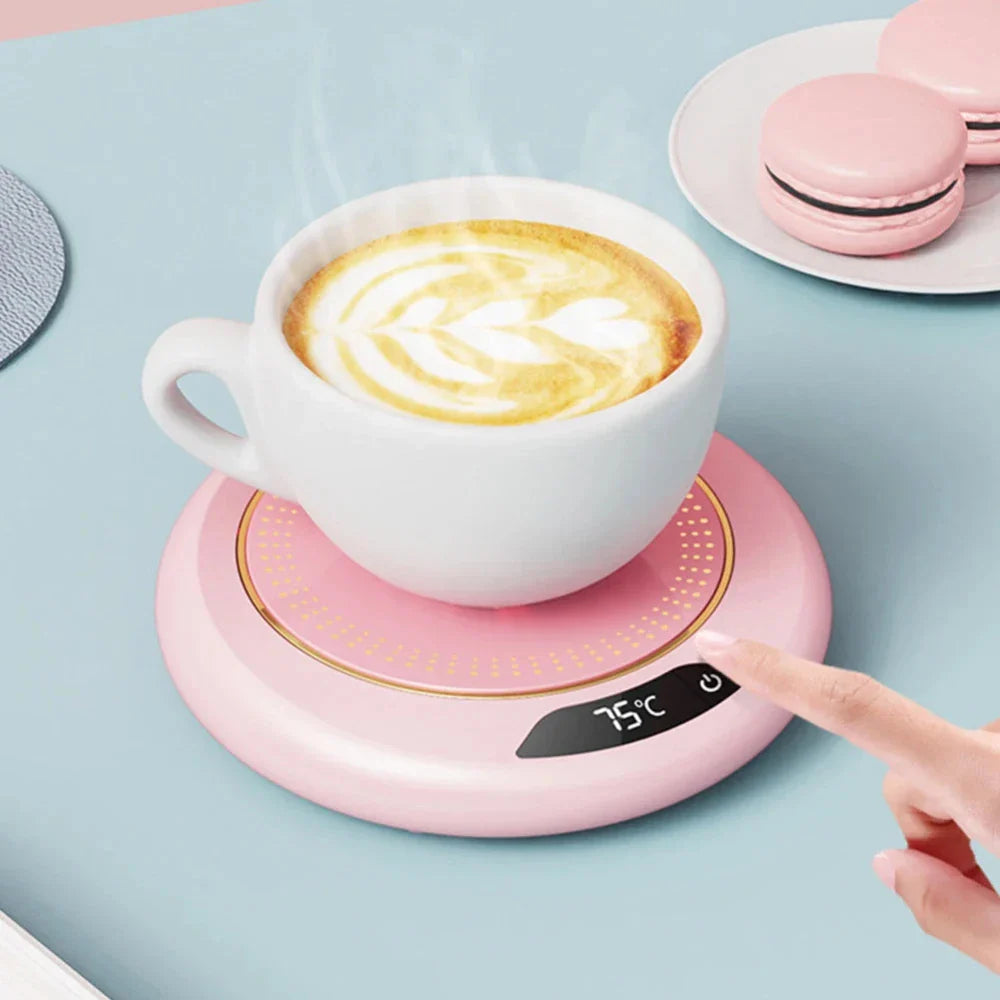 CozierCups Crafted Coffee Mug Warmer with Digital Display USB
