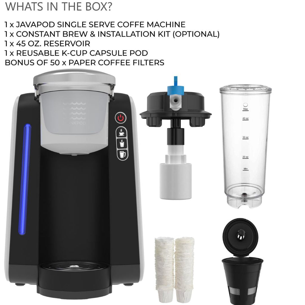 CozierCups JAVAPod Single Serve Coffee Machine